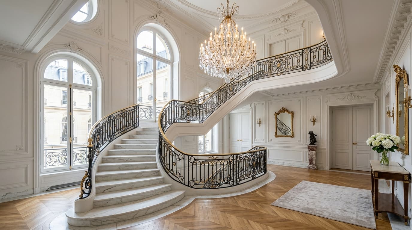French Styled Staircase