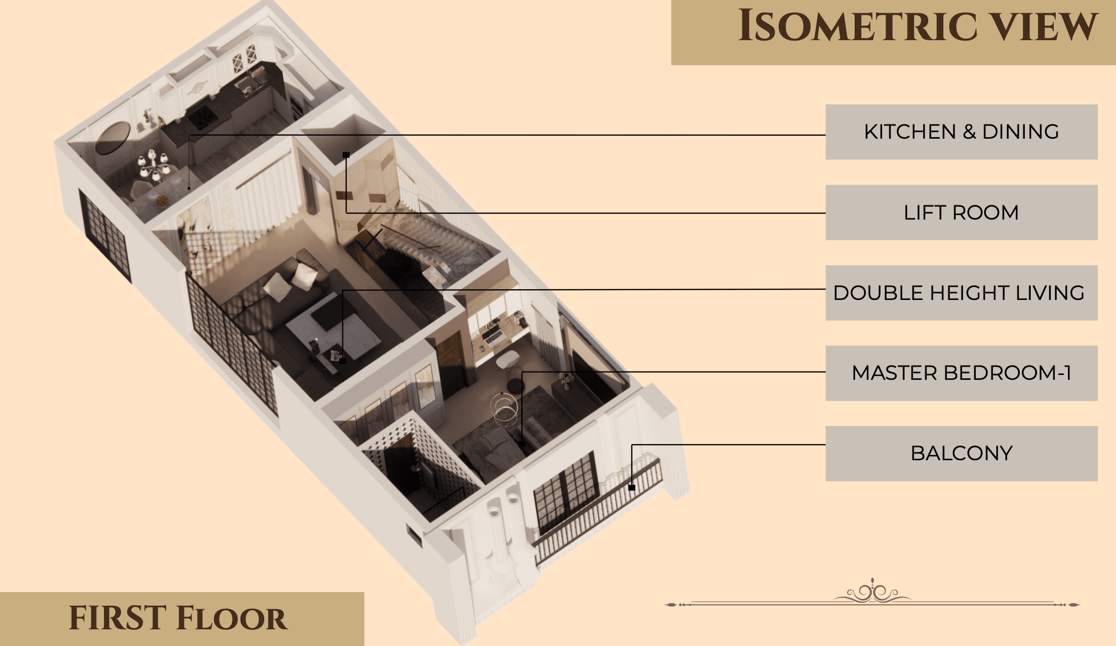 Thumbnail First Floor 3D Cut-Section