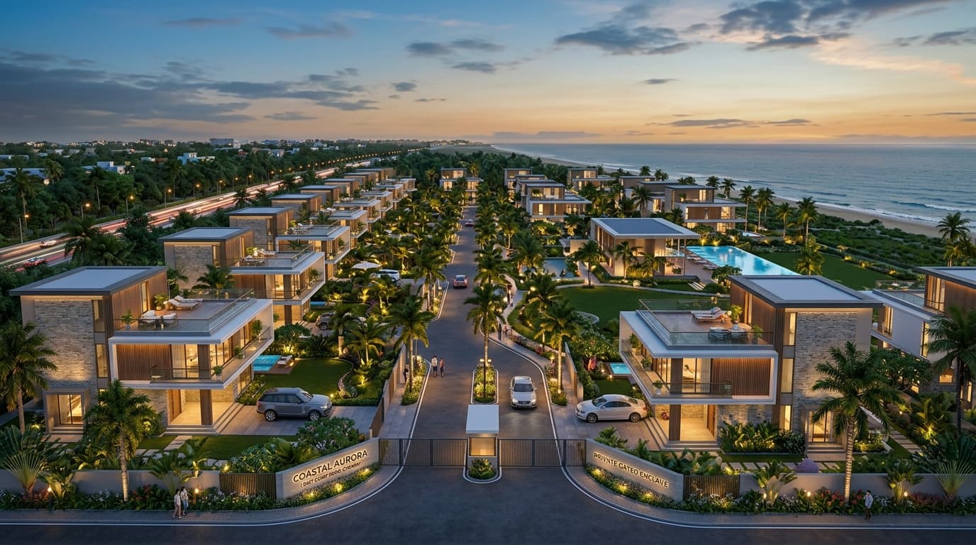 Upcoming Luxury Gated Villa Enclaves on ECR